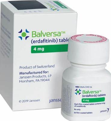 新药Balversa(erdafitinib)获美国批准，治疗局部晚期或转移性尿路上皮癌(一)