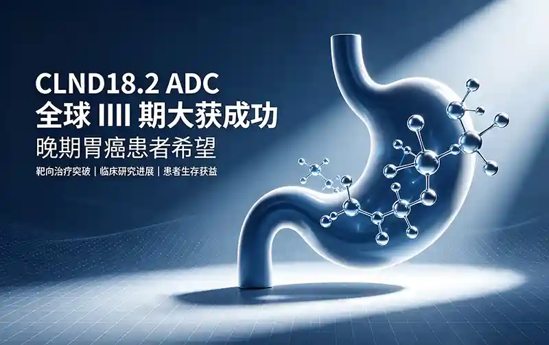 可愈有道_出国看病_重磅突破！国产源头 CLDN18.2 ADC 全球 III 期大获成功，晚期胃癌患者希望