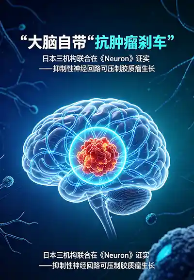 可愈有道_出国看病_大脑自带"抗肿瘤刹车"：日本三机构联合在《Neuron》证实&mdash;&mdash;抑制性神经回路可压制胶质瘤生长